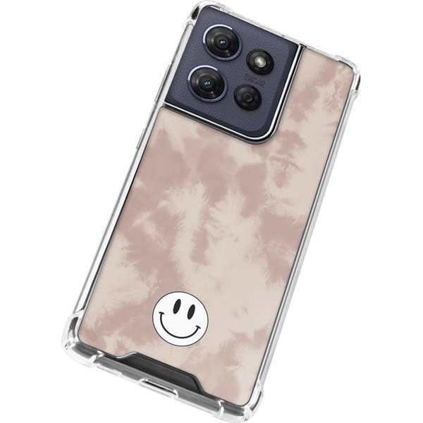 Taupe Tie Dye Moto G Play 5G (2025) Clear Case