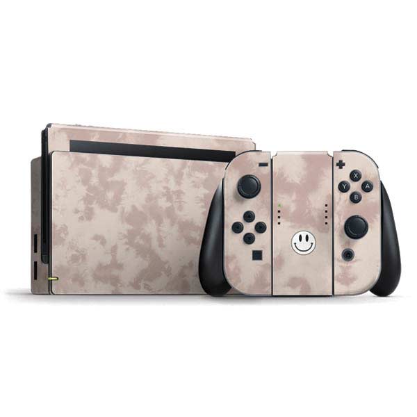 Taupe Tie Dye Nintendo Skins