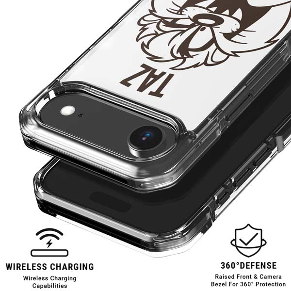 Looney Tunes Taz Big Head iPhone 17 Air Clear Case
