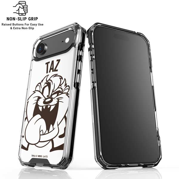Looney Tunes Taz Big Head iPhone 17 Air Clear Case