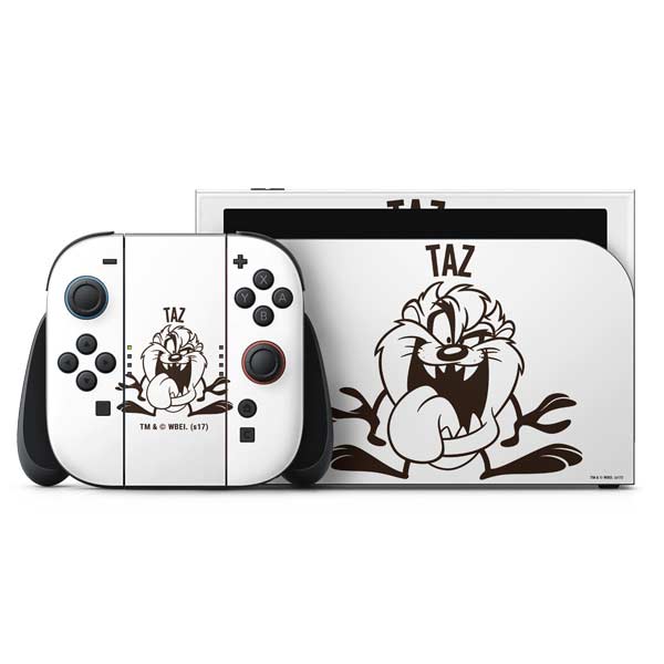 Looney Tunes Taz Big Head Nintendo Switch 2 (2025) with Joy-Con Skin