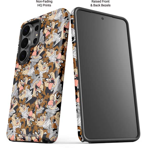 Looney Tunes Taz Super Sized Pattern Galaxy S26 Ultra Impact Case