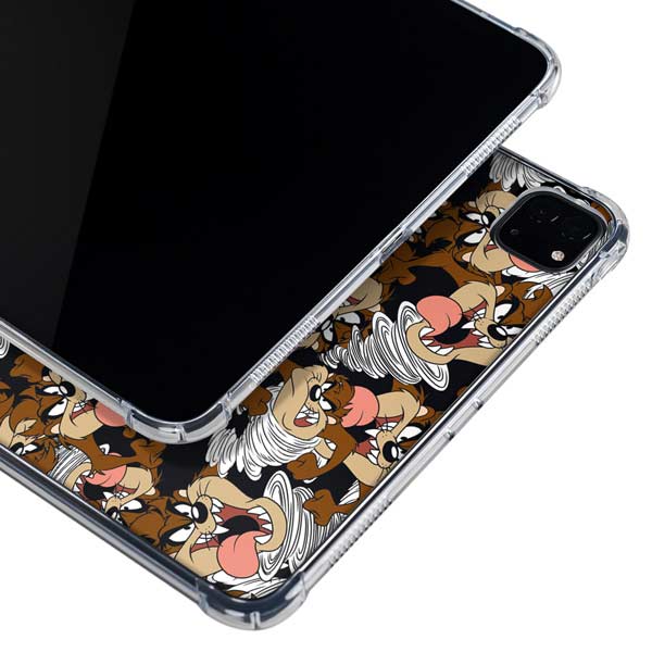 Looney Tunes Taz Super Sized Pattern iPad Pro 11in (2024) Clear Case