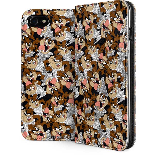 Looney Tunes Taz Super Sized Pattern iPhone Cases