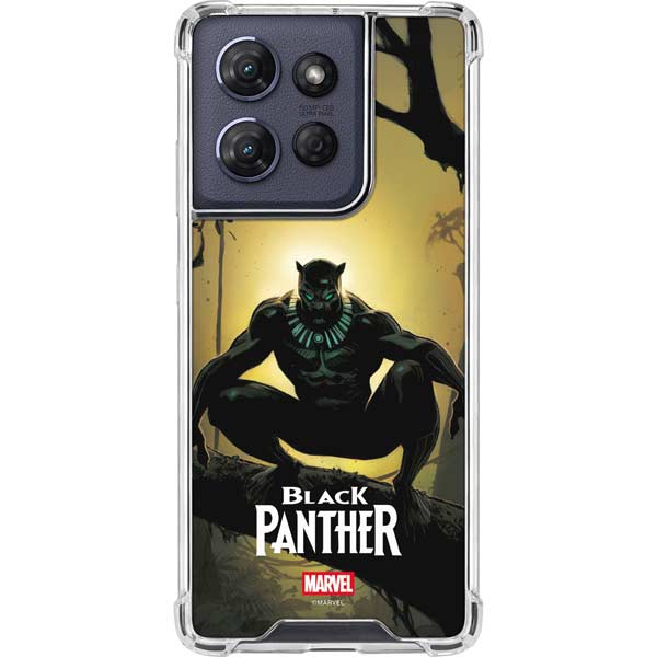 Marvel Black Panther TChalla King of Wakanda Moto G 5G (2025) Clear Case