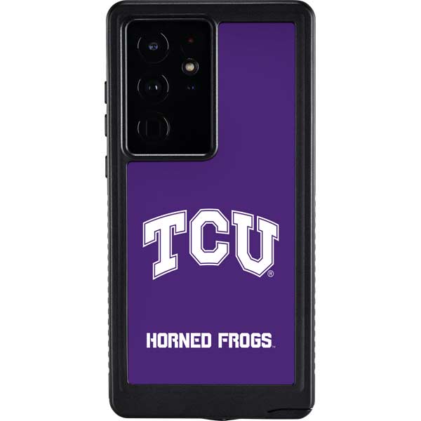 Texas Christian University TCU Horned Frogs Galaxy S24 Ultra Waterproof Case