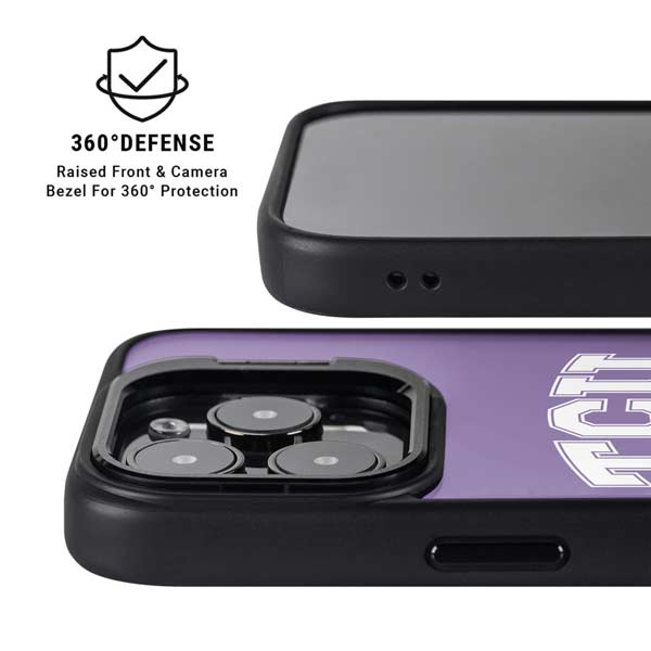 Texas Christian University TCU Horned Frogs iPhone 14 Pro Kickstand Case