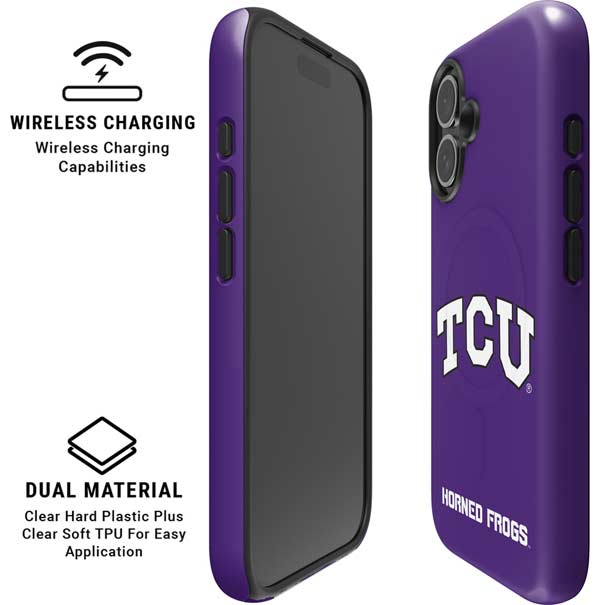 Texas Christian University TCU Horned Frogs iPhone 16 Magsafe Impact Case