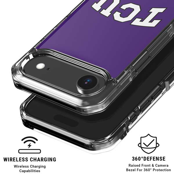 Texas Christian University TCU Horned Frogs iPhone 17 Air Clear Case