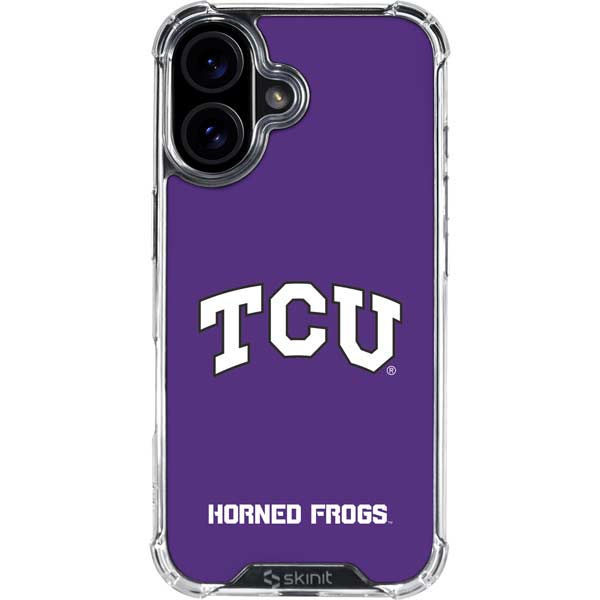 Texas Christian University TCU Horned Frogs iPhone 17 Clear Case