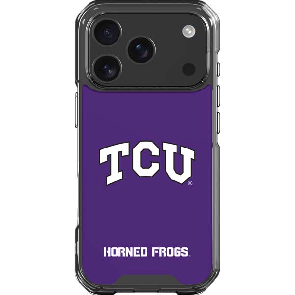 Texas Christian University TCU Horned Frogs iPhone 17 Pro Clear Case
