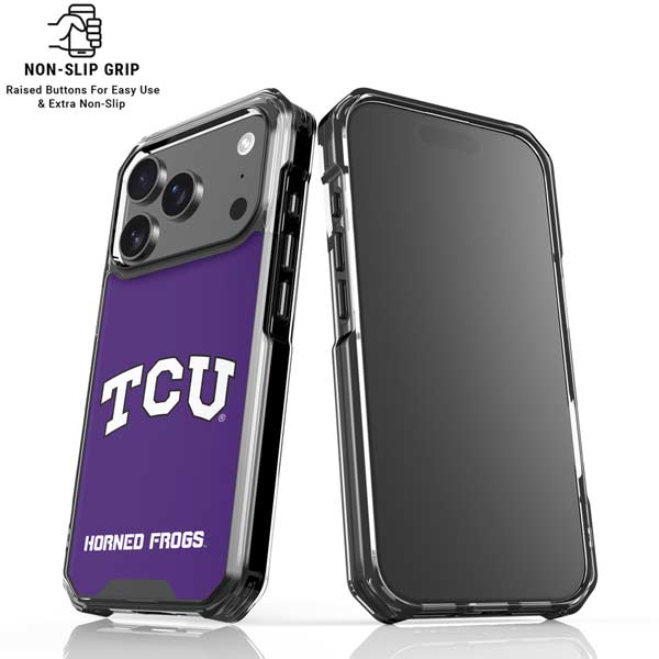 Texas Christian University TCU Horned Frogs iPhone 17 Pro Clear Case