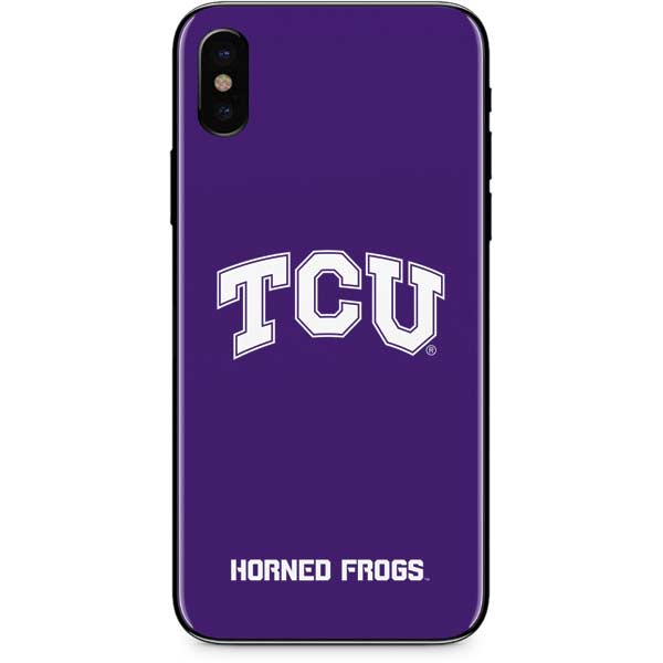 Texas Christian University TCU Horned Frogs iPhone XS Skin