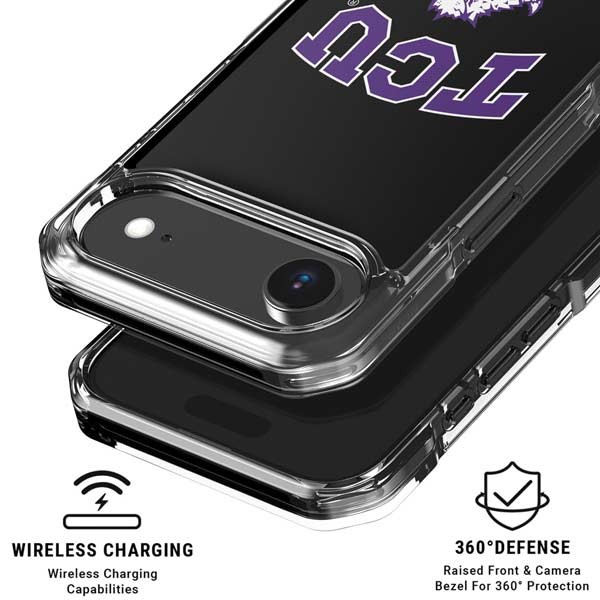 Texas Christian University TCU Horned Frogs Logo iPhone 17 Air Clear Case