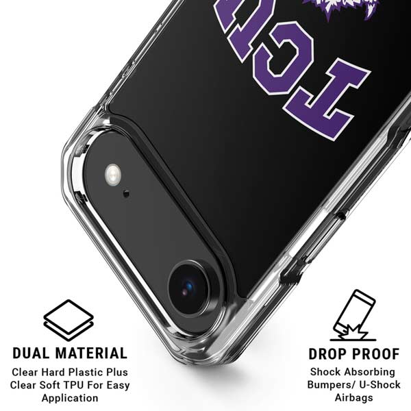 Texas Christian University TCU Horned Frogs Logo iPhone 17 Air Clear Case