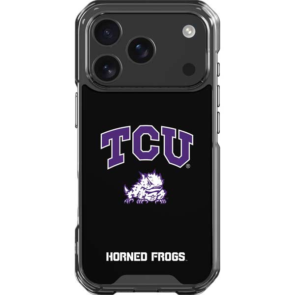 Texas Christian University TCU Horned Frogs Logo iPhone 17 Pro Clear Case
