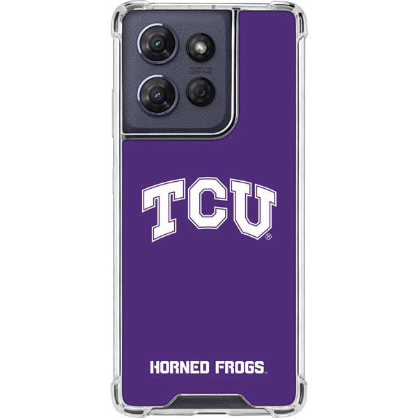 Texas Christian University TCU Horned Frogs Moto G 5G (2025) Clear Case