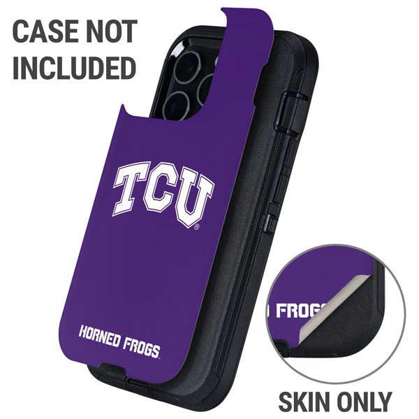 Texas Christian University TCU Horned Frogs Otterbox Defender iPhone Skin
