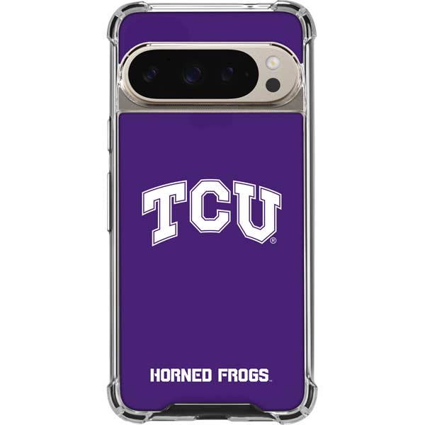 Texas Christian University TCU Horned Frogs Google Pixel 9 Pro XL Clear Case