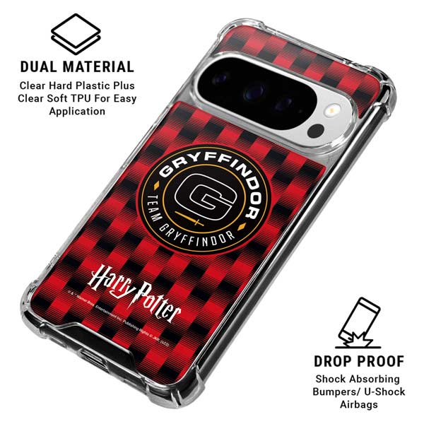 Wizarding Worlds Harry Potter Team Gryffindor Google Pixel 10 Pro XL Clear Case