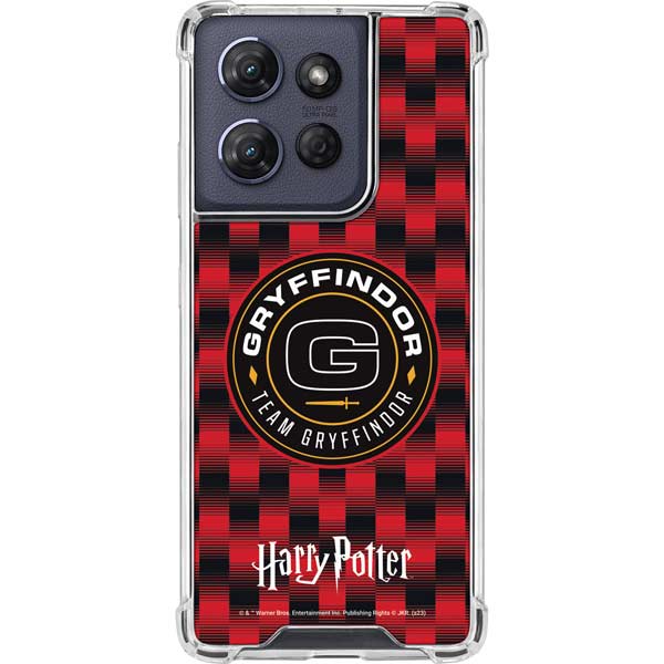 Wizarding Worlds Harry Potter Team Gryffindor Moto G 5G (2025) Clear Case