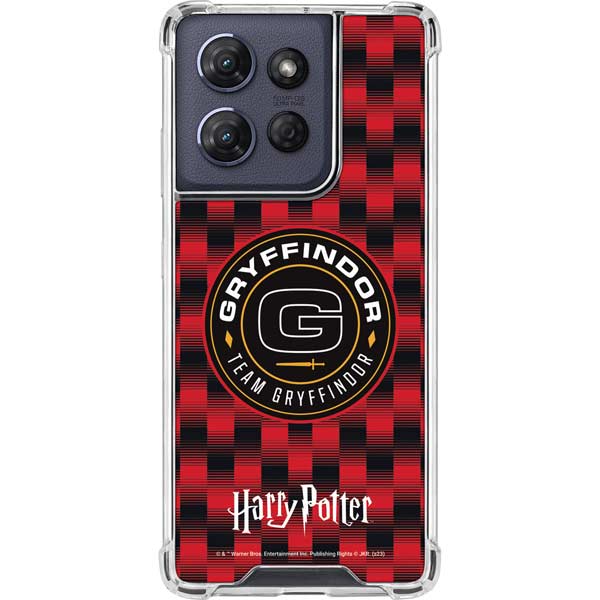 Wizarding Worlds Harry Potter Team Gryffindor Moto G Power 5G (2025) Clear Case