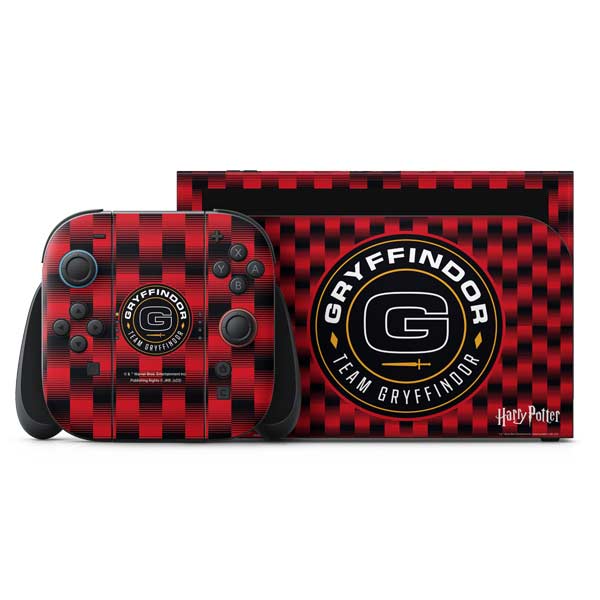 Wizarding Worlds Harry Potter Team Gryffindor Nintendo Skins