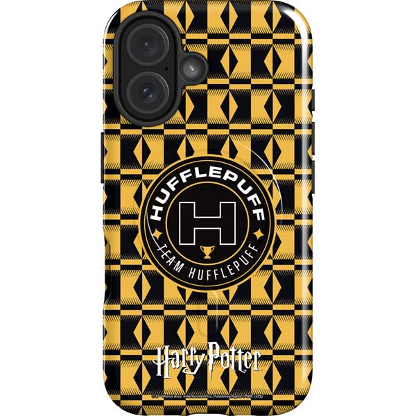 Wizarding Worlds Harry Potter Team Hufflepuff iPhone 16 Magsafe Impact Case