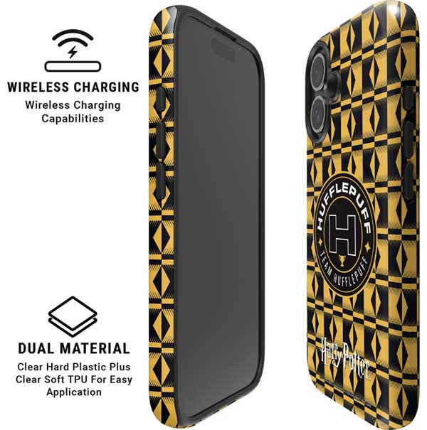 Wizarding Worlds Harry Potter Team Hufflepuff iPhone 16 Magsafe Impact Case