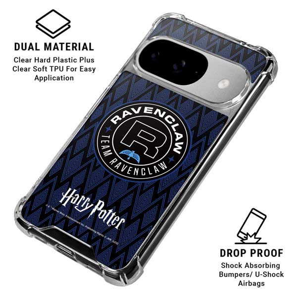 Wizarding Worlds Harry Potter Team Ravenclaw Google Pixel 10 Clear Case