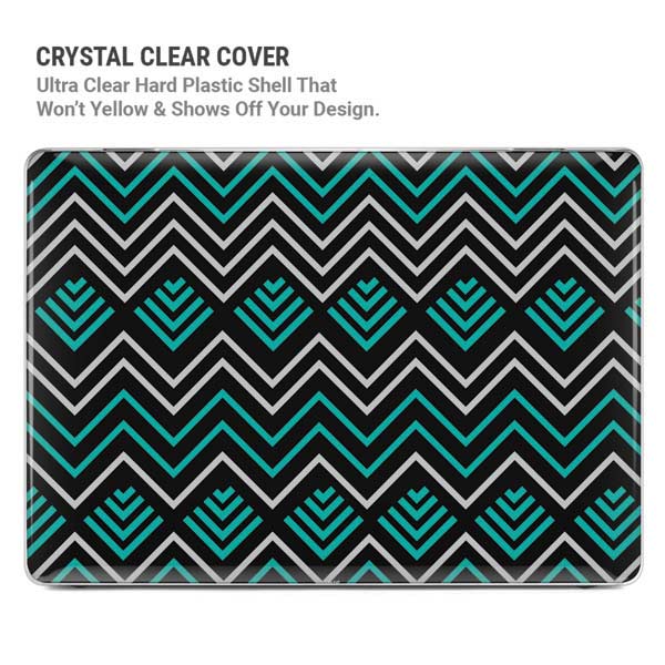 Techno Chevron MacBook Pro 14in (2021-24) Case plus Skin