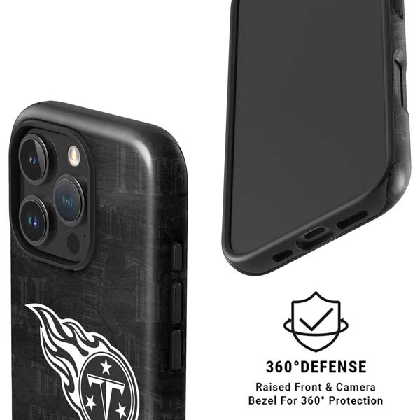 NFL Tennessee Titans Black & White iPhone 16 Pro Magsafe Impact Case