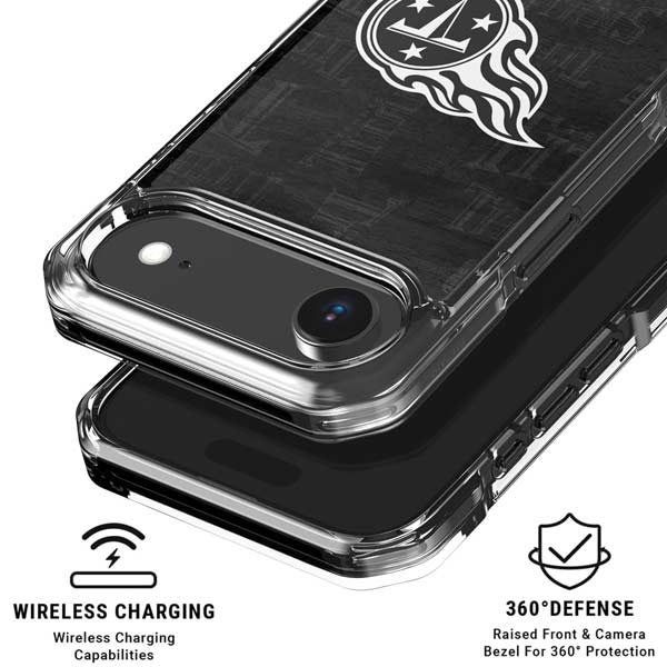 NFL Tennessee Titans Black & White iPhone 17 Air Clear Case