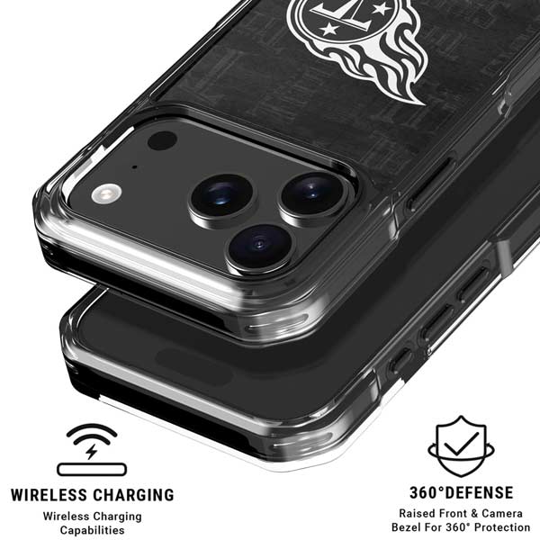 NFL Tennessee Titans Black & White iPhone 17 Pro MagSafe Case