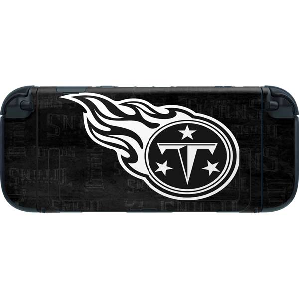 NFL Tennessee Titans Black & White Nintendo Switch 2 (2025) with Joy-Con Skin