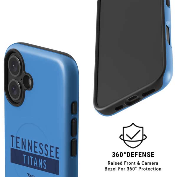 NFL Tennessee Titans Blue Performance Series iPhone 16 Magsafe Impact Case
