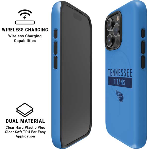 NFL Tennessee Titans Blue Performance Series iPhone 16 Pro Max Magsafe Impact Case