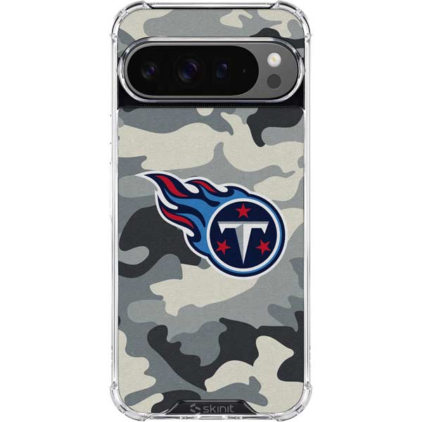 NFL Tennessee Titans Camo Google Pixel 10 Pro Clear Case