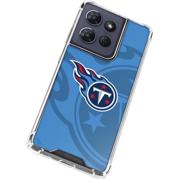 NFL Tennessee Titans Double Vision Moto G 5G (2025) Clear Case