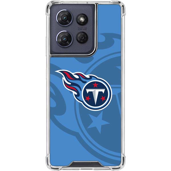 NFL Tennessee Titans Double Vision Moto G Power 5G (2025) Clear Case