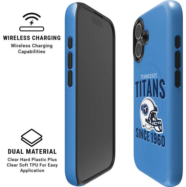 NFL Tennessee Titans Helmet iPhone 16 Magsafe Impact Case