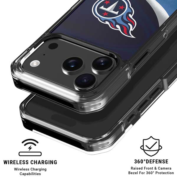 NFL Tennessee Titans iPhone 17 Pro Clear Case
