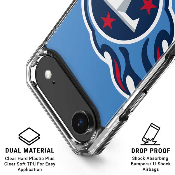 NFL Tennessee Titans Large Logo iPhone 17 Air Clear Case