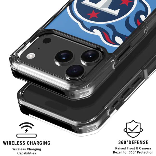 NFL Tennessee Titans Large Logo iPhone 17 Pro Clear Case
