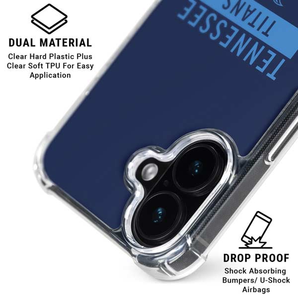 NFL Tennessee Titans Navy Blue Performance Series iPhone 17 MagSafe Case