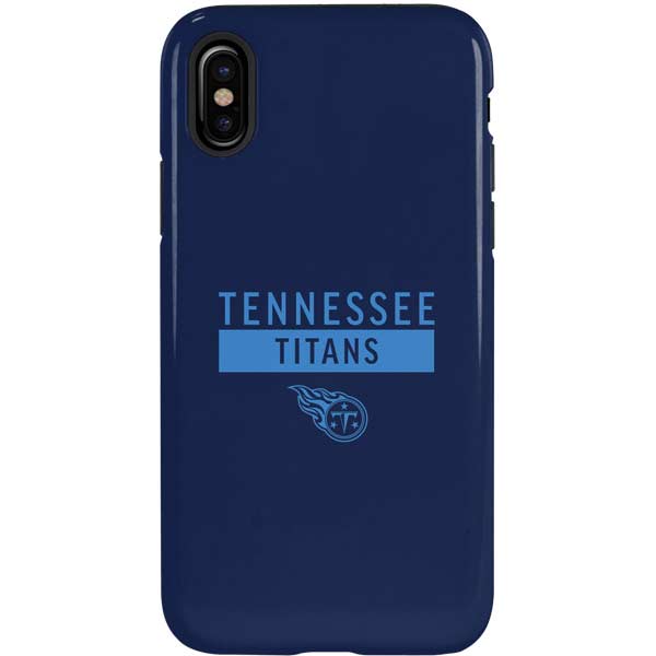 NFL Tennessee Titans Navy Blue Performance Series iPhone XS Pro Case