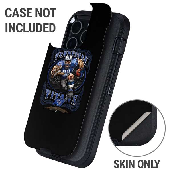 Liquid Blue NFL Tennessee Titans Running Back Otterbox Defender iPhone Skin