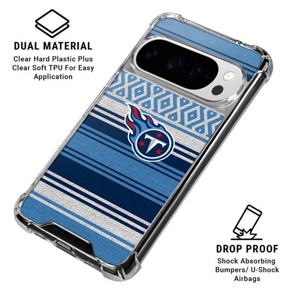 NFL Tennessee Titans Trailblazer Google Pixel 10 Pro XL Clear Case