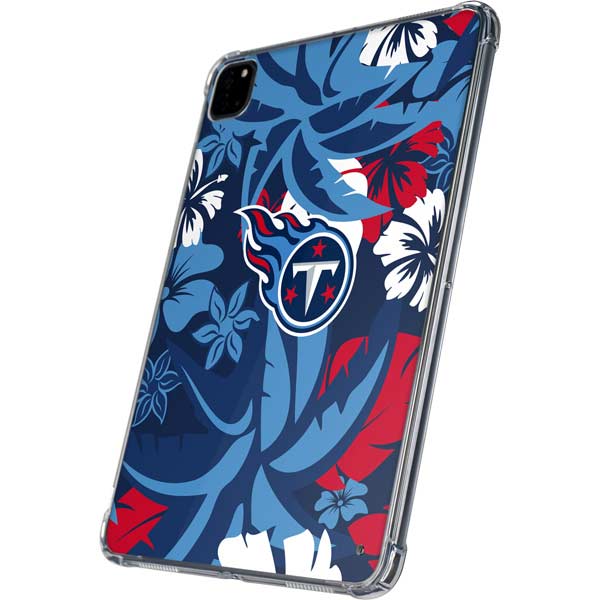 NFL Tennessee Titans Tropical Print iPad Pro 11in (2024) Clear Case