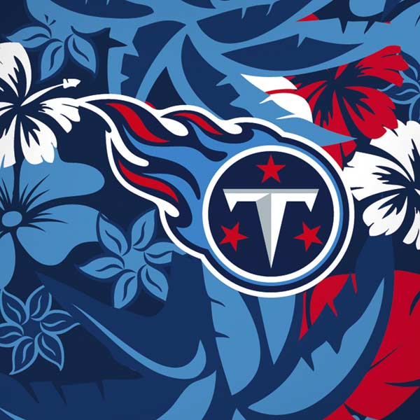 NFL Tennessee Titans Tropical Print iPhone XS Pro Case